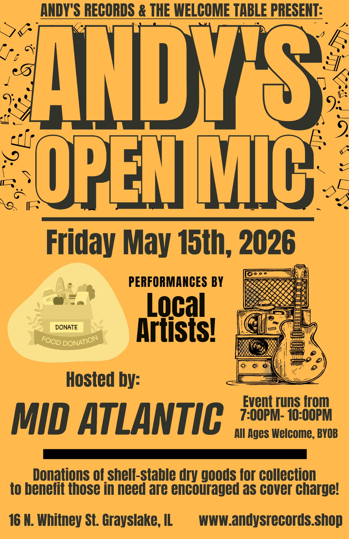 Andy's Open Mic in Grayslake